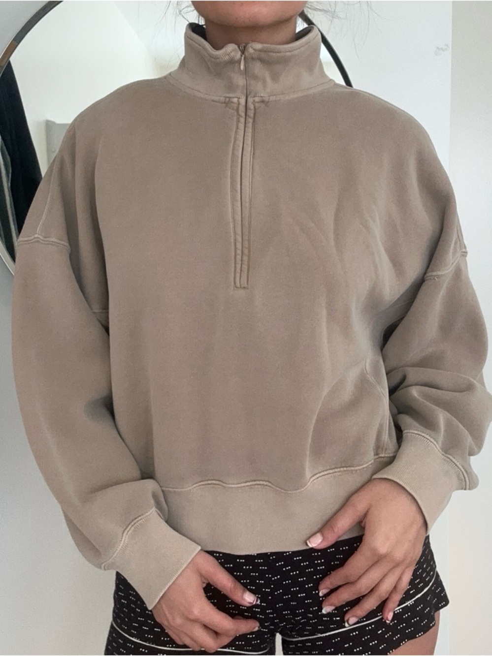 Abercrombie & Fitch Quarter Zip Sweatshirt